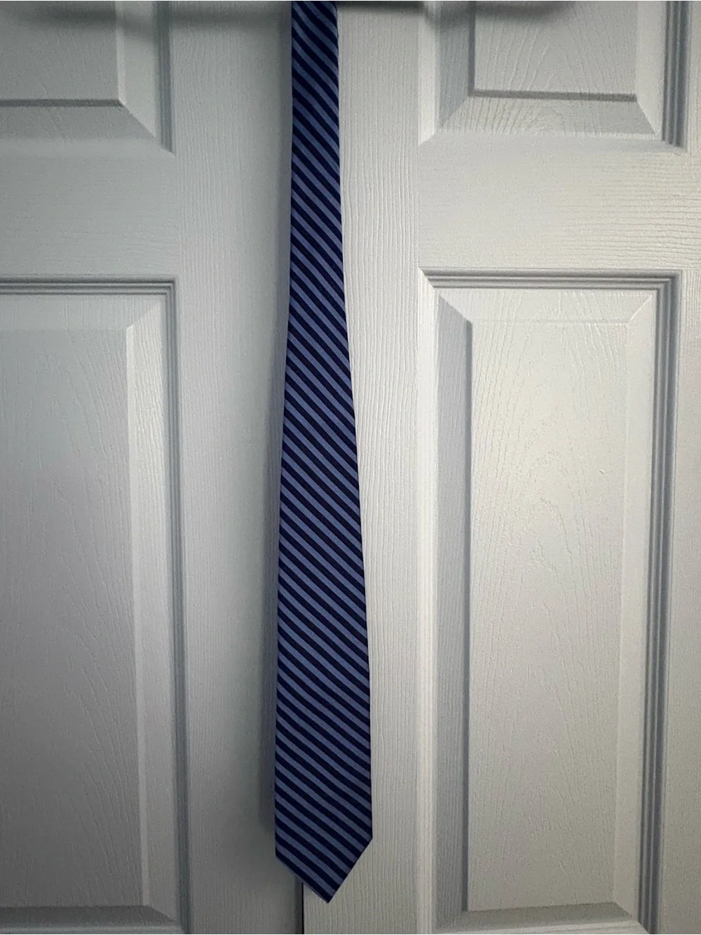 Brooks Brothers Classic Light Blue & Navy Striped Men's Tie